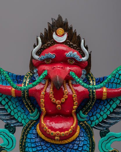 Handcrafted Garuda Bird Statue | Bird Figurine for Home Decor | Hindu Deity Sculpture