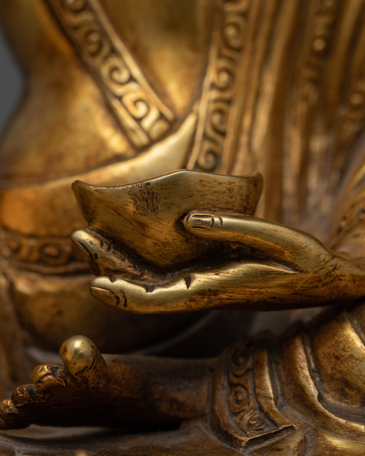 Milarepa Gold-Gilded Statue | A Beacon of Ascetic Wisdom