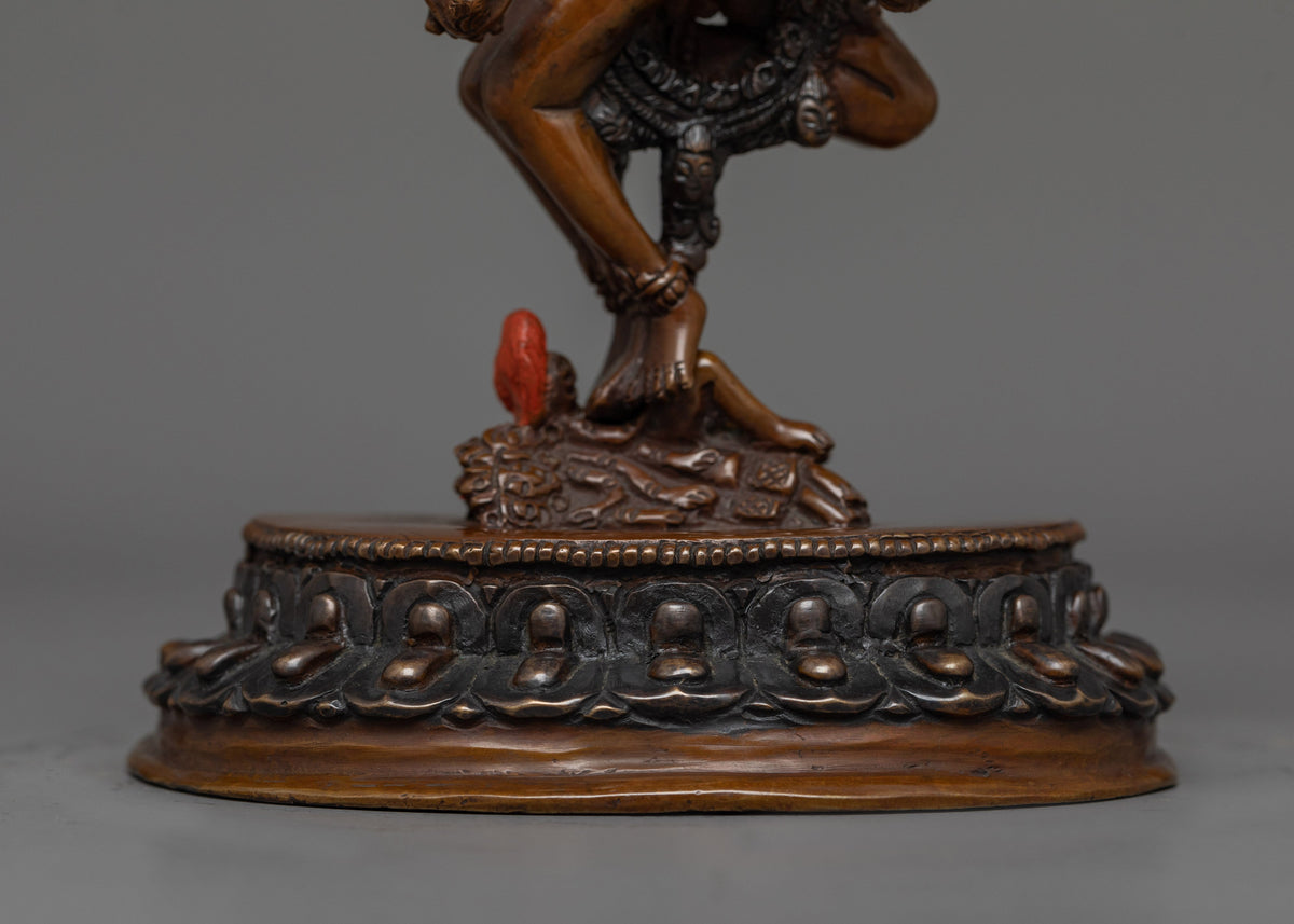Hevajra Oxidized Statue | Emblem of Esoteric Wisdom