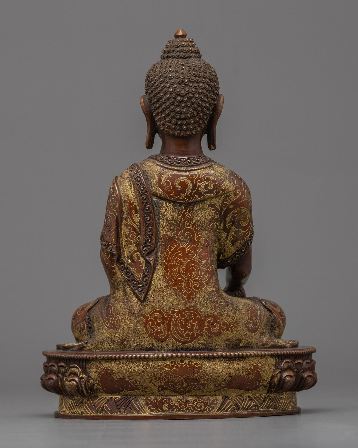 Beautiful Shakyamuni Buddha Sculpture | Nepalese Oxidized Statue