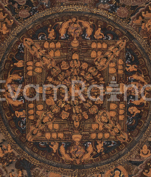 Deity Mandala Thangka |  Mandala for Meditation & Visualization