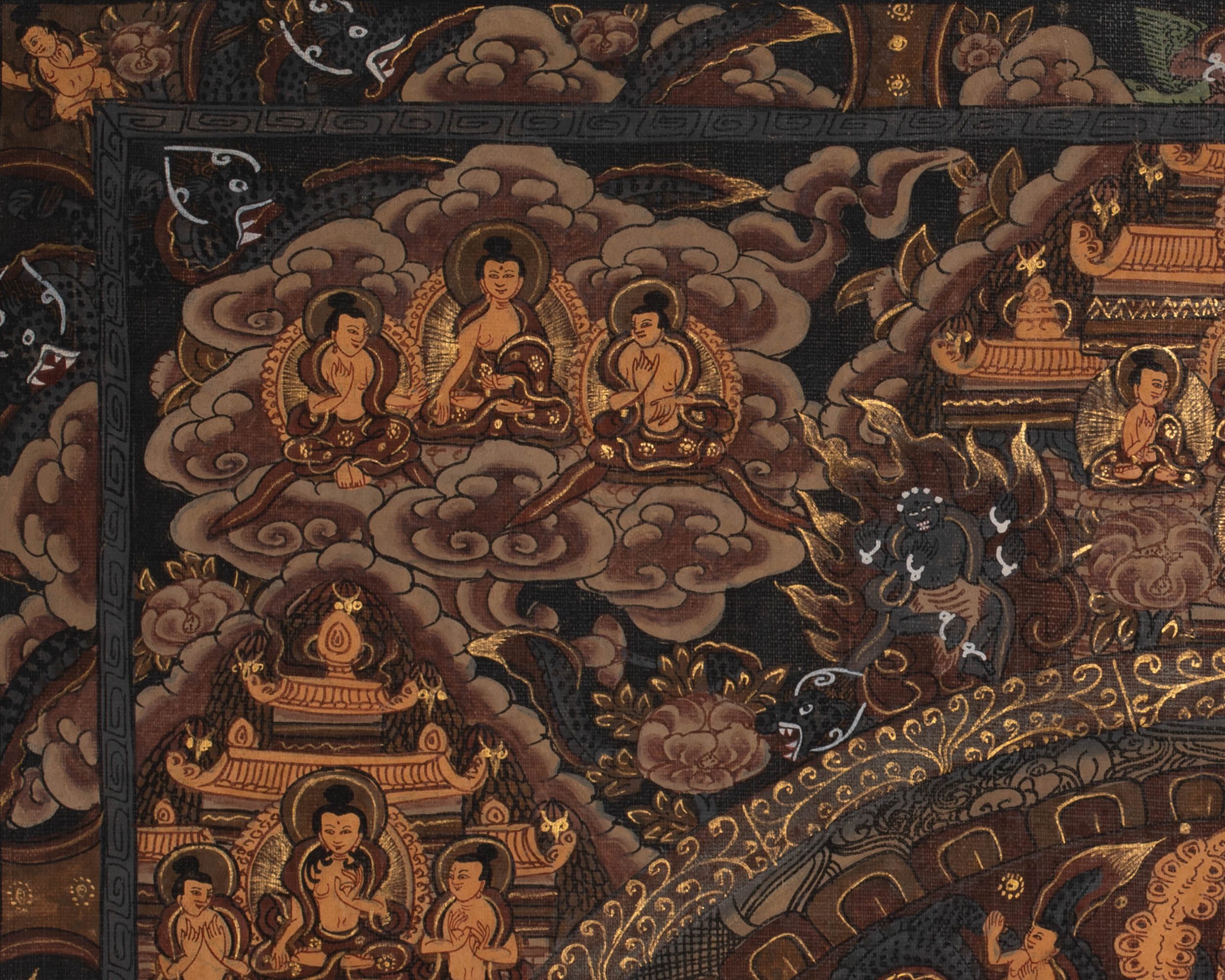 Deity Mandala Thangka |  Mandala for Meditation & Visualization