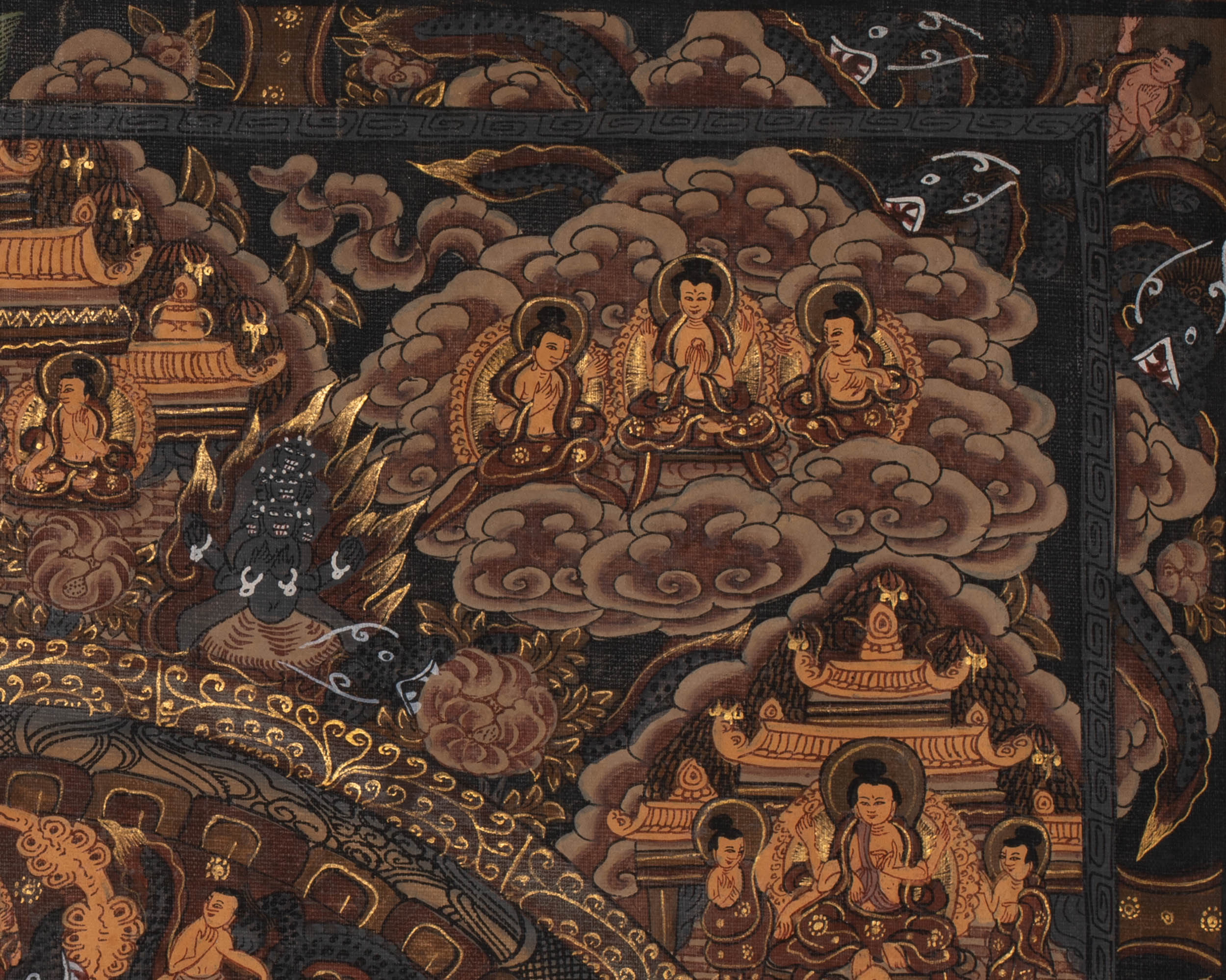 Deity Mandala Thangka |  Mandala for Meditation & Visualization
