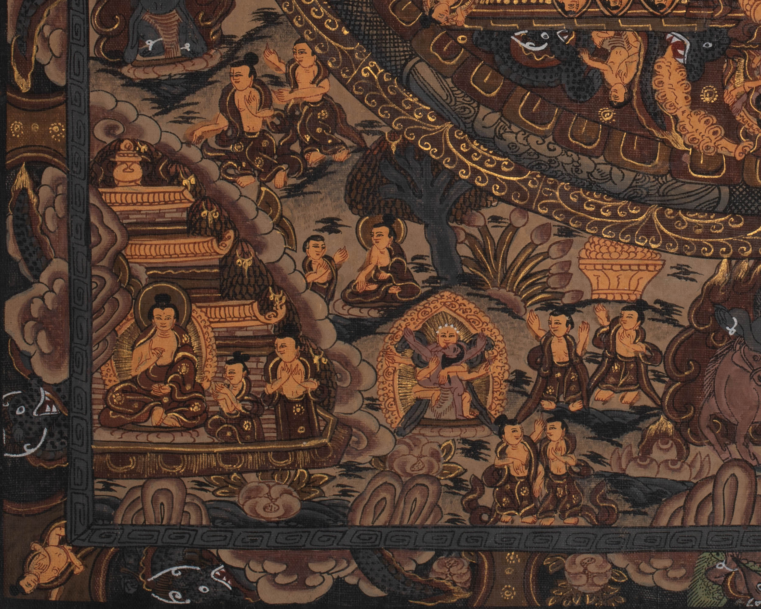 Deity Mandala Thangka |  Mandala for Meditation & Visualization