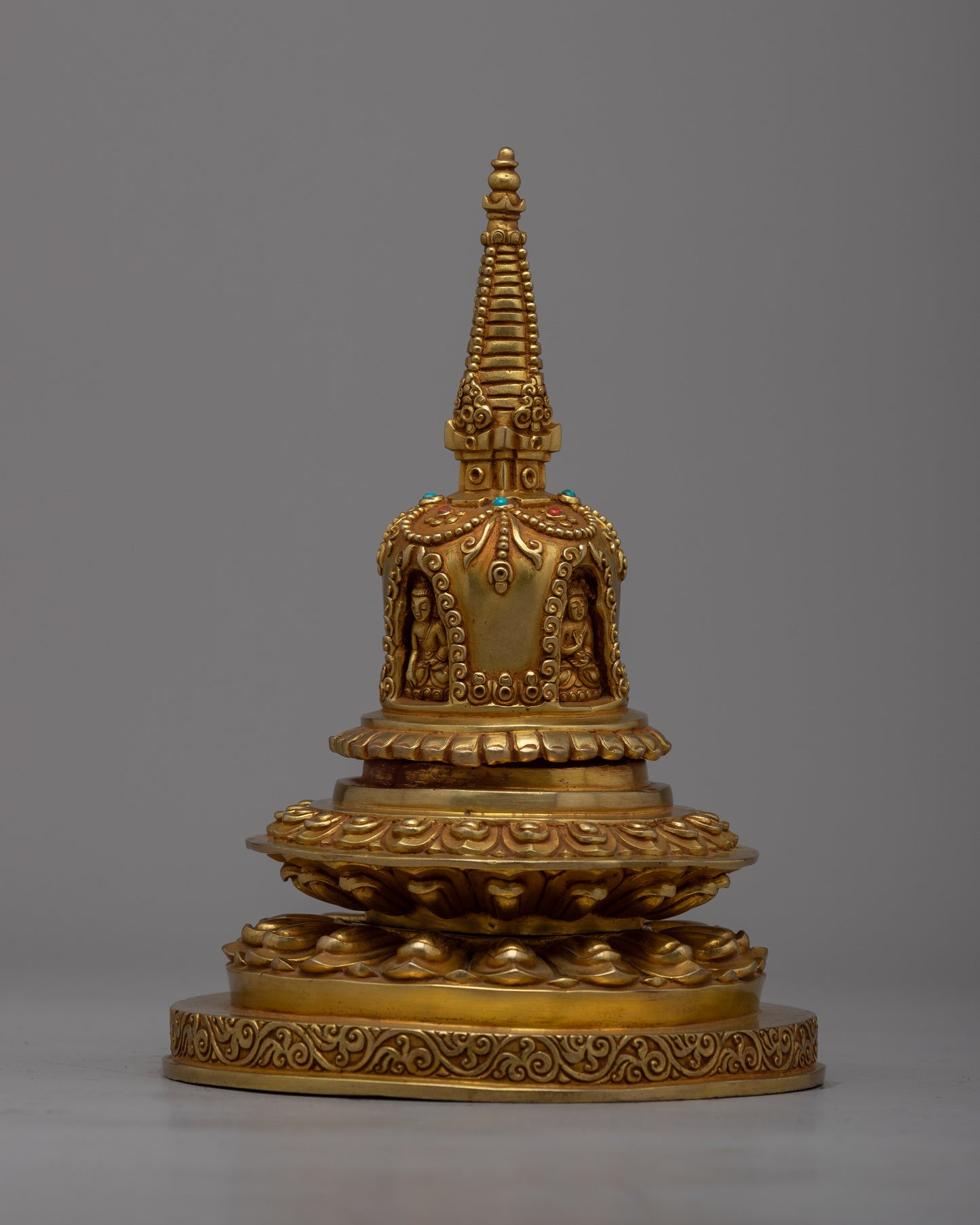 Copper Stupa for Home Altar | Create a Sacred Meditation Corner