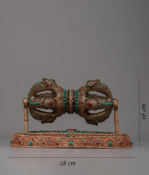 Exquisite Vajra Dorje Charm | Sacred Amulet for Protection