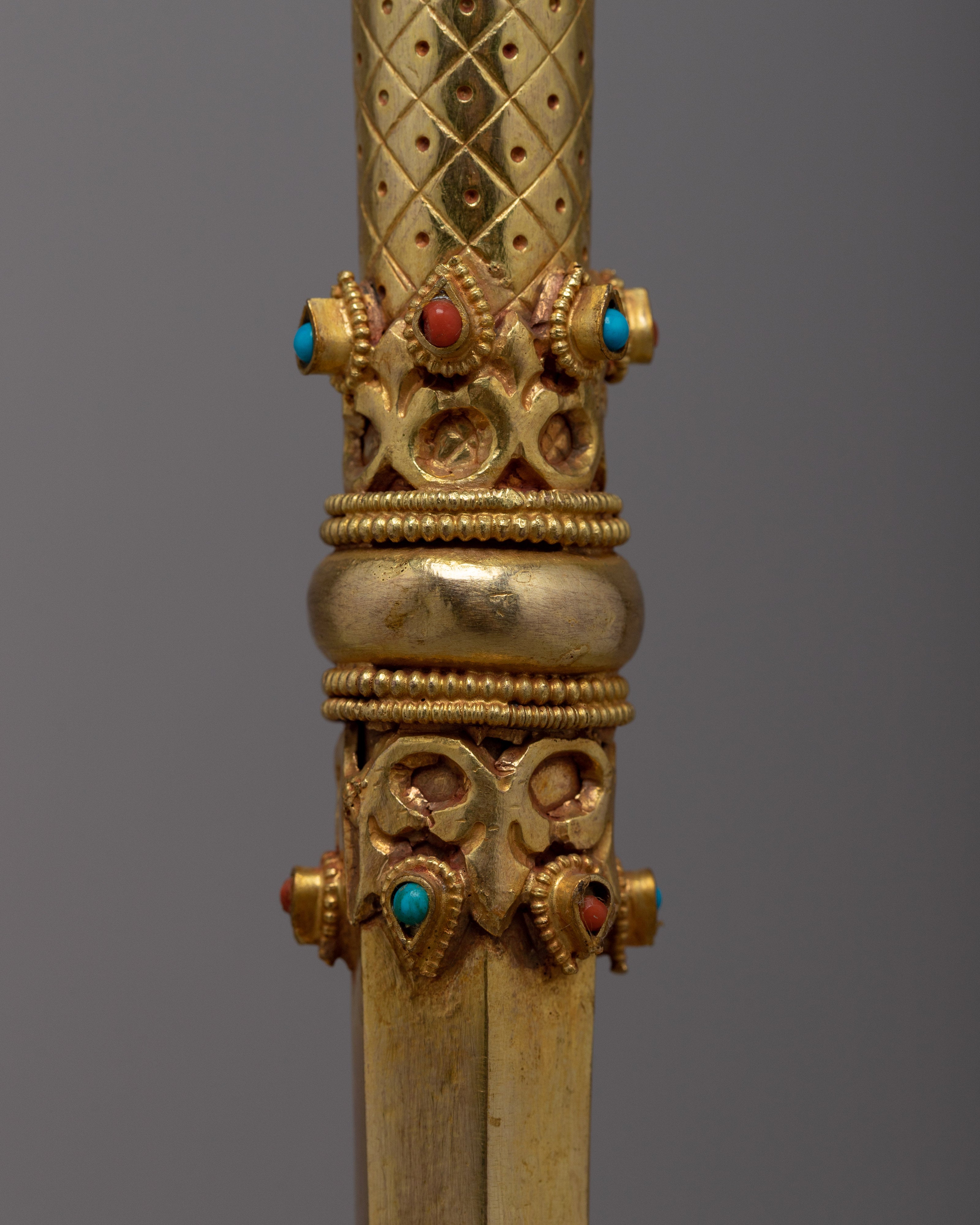 Large Khatvanga Art | Sacred Tibetan Ritual Object
