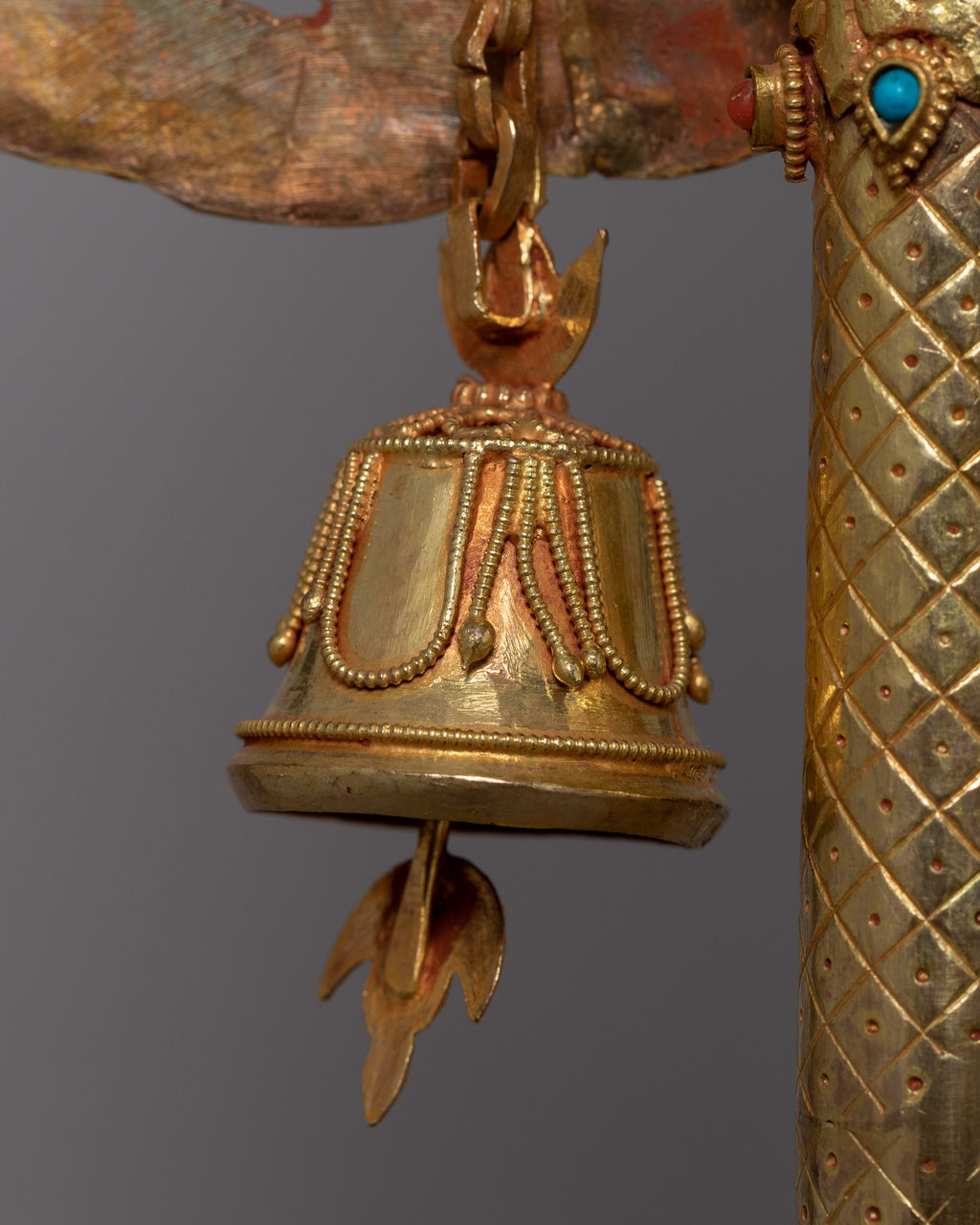 Large Khatvanga Art Sacred Tibetan Ritual Object