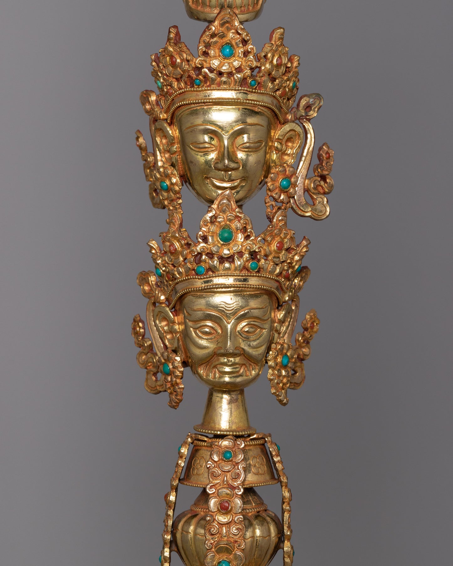 Large Khatvanga Art | Sacred Tibetan Ritual Object