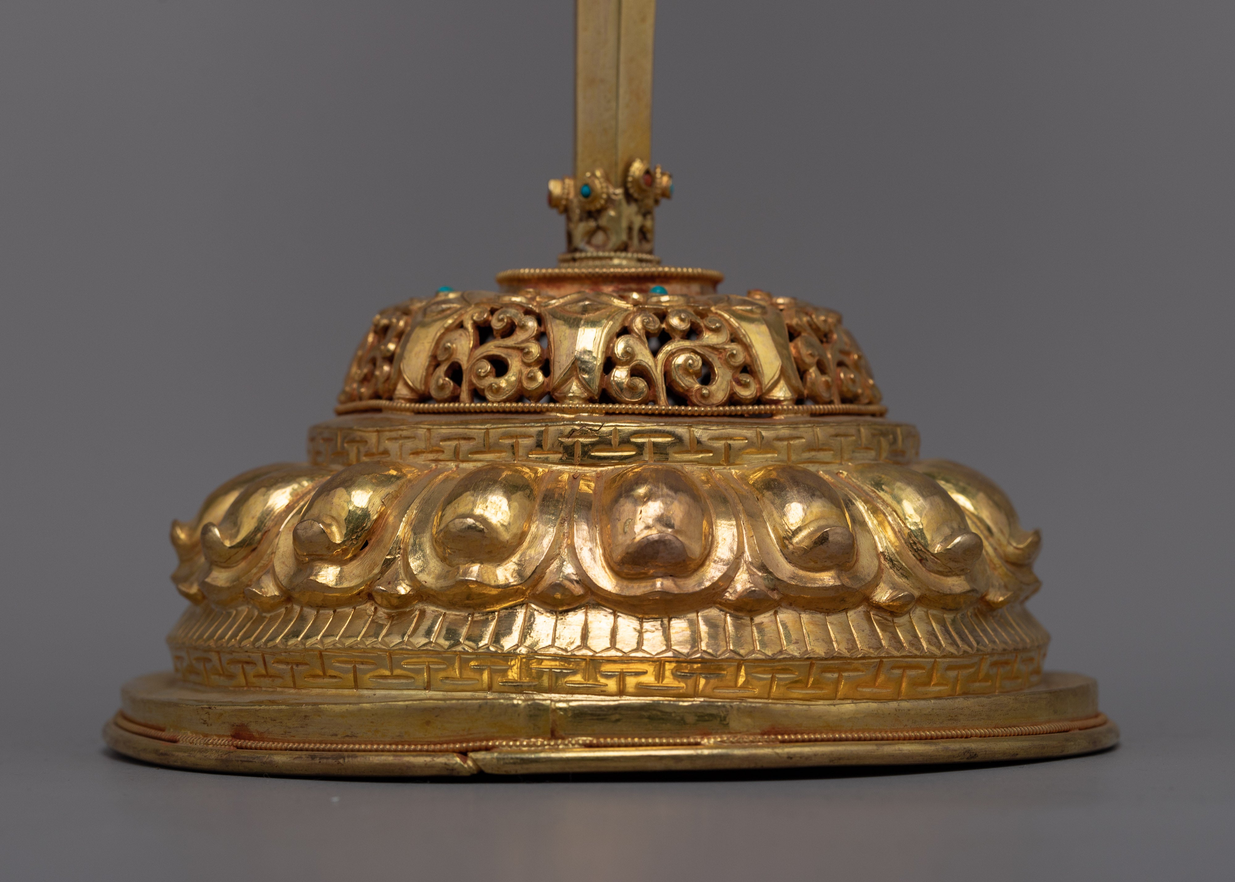 Large Khatvanga Art | Sacred Tibetan Ritual Object