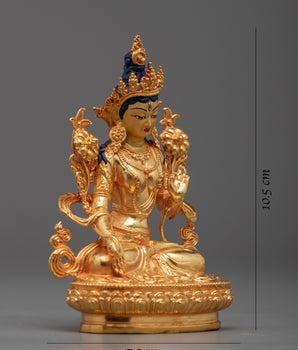 Machine Made White Tara Statue | Goddess of Compassion & Protection