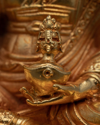 Guru Rinpoche Statue | Meditation Altar Statue From Nepal