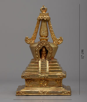 Sacred Stupa Statue | Elevate Your Meditation and Devotion