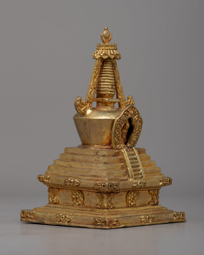 Sacred Stupa Statue | Elevate Your Meditation and Devotion