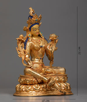 arya green-tara-sculpture