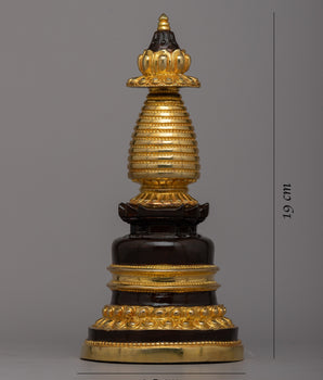 Copper Stupa Statue | Capturing the Spirit of Devotional Practice