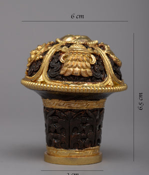 Brocade Stick Cap | Himalayan Art