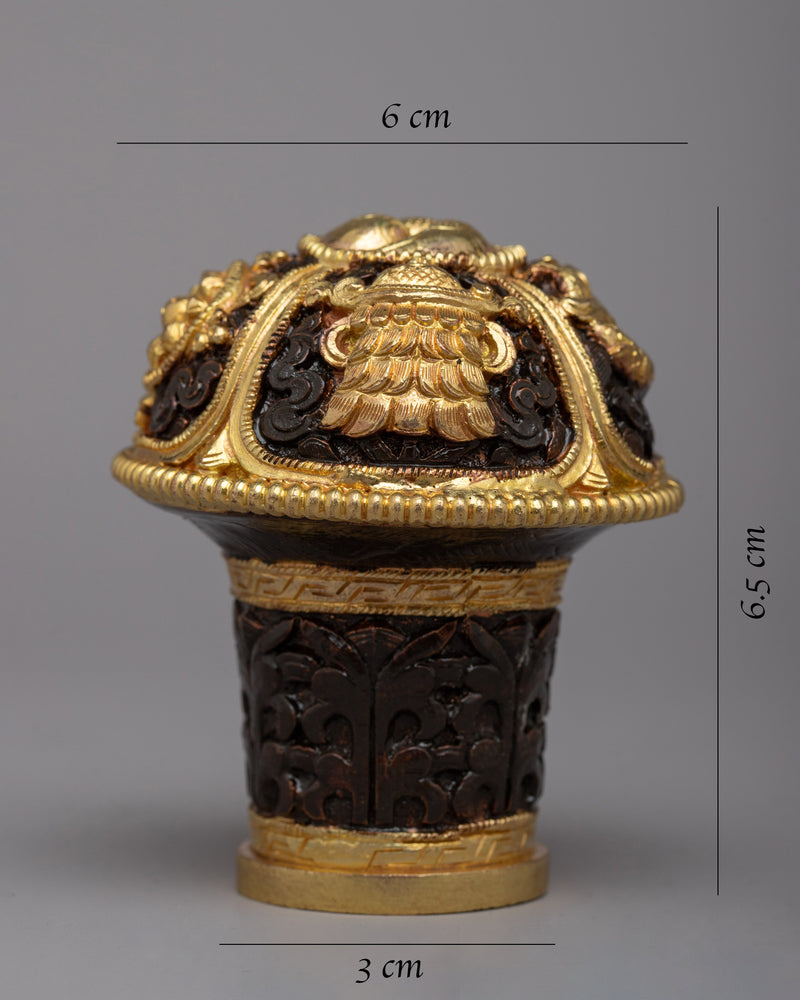 Brocade Stick Cap | Himalayan Art