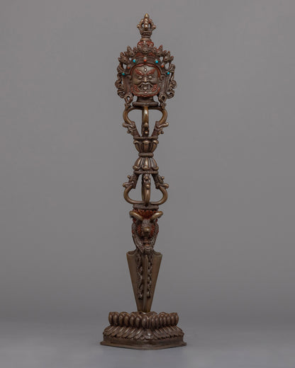 Oxidized Copper Phurba