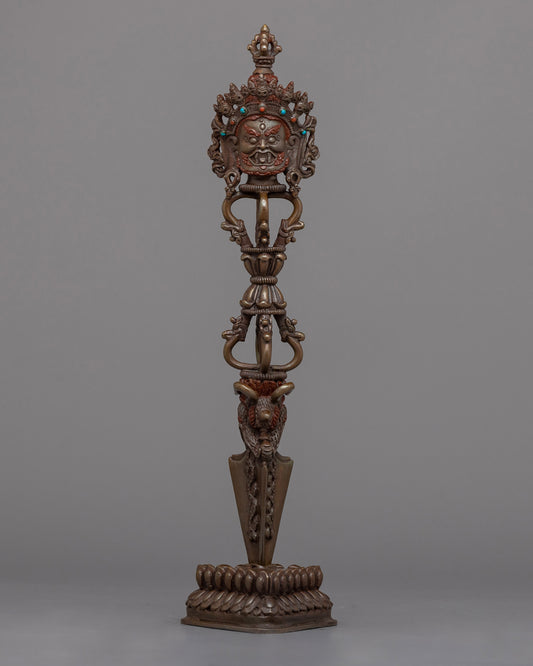 Oxidized Copper Phurba