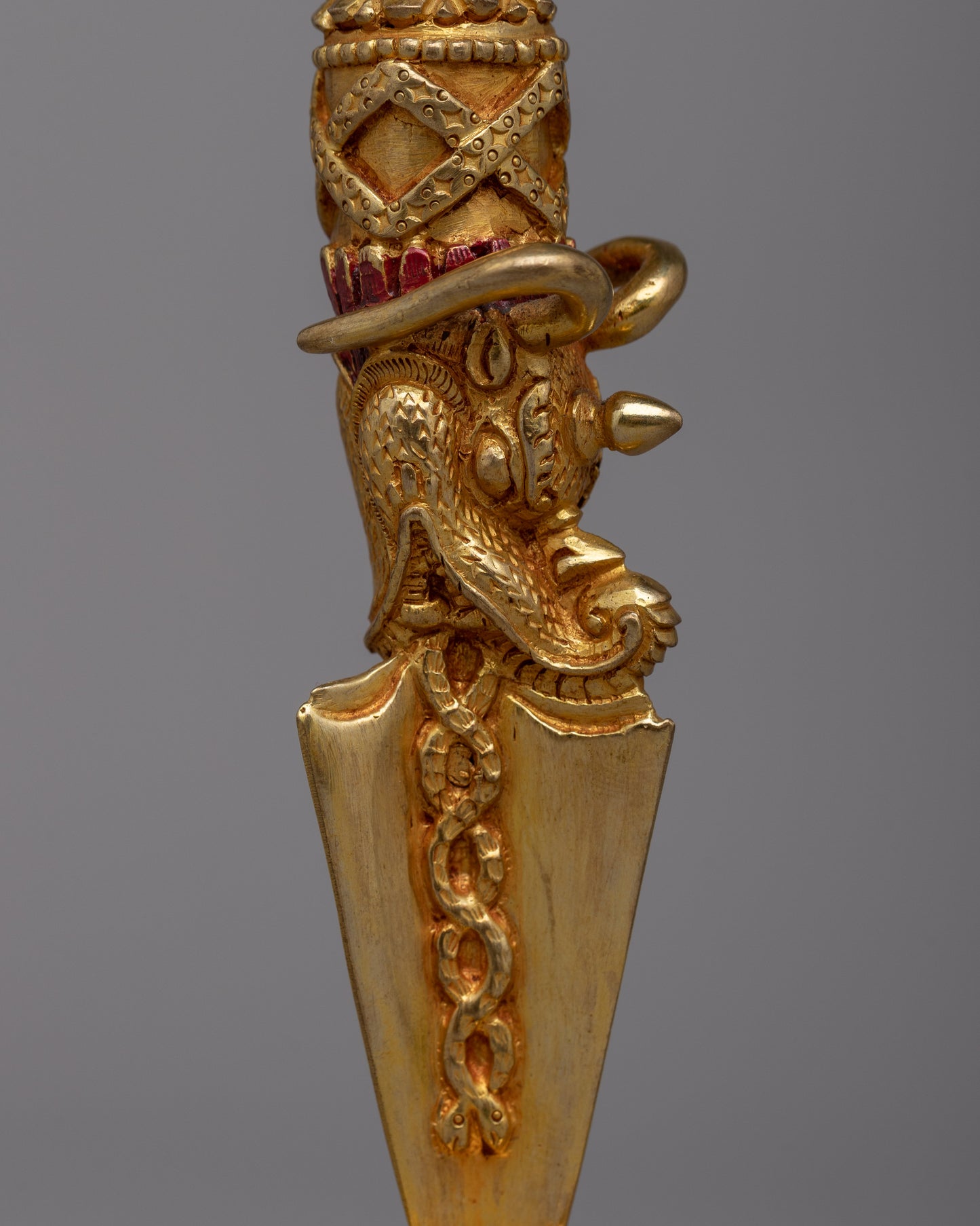 Authentic Garuda Phurba | Sacred Tibetan Dagger for Protection & Spiritual Practices