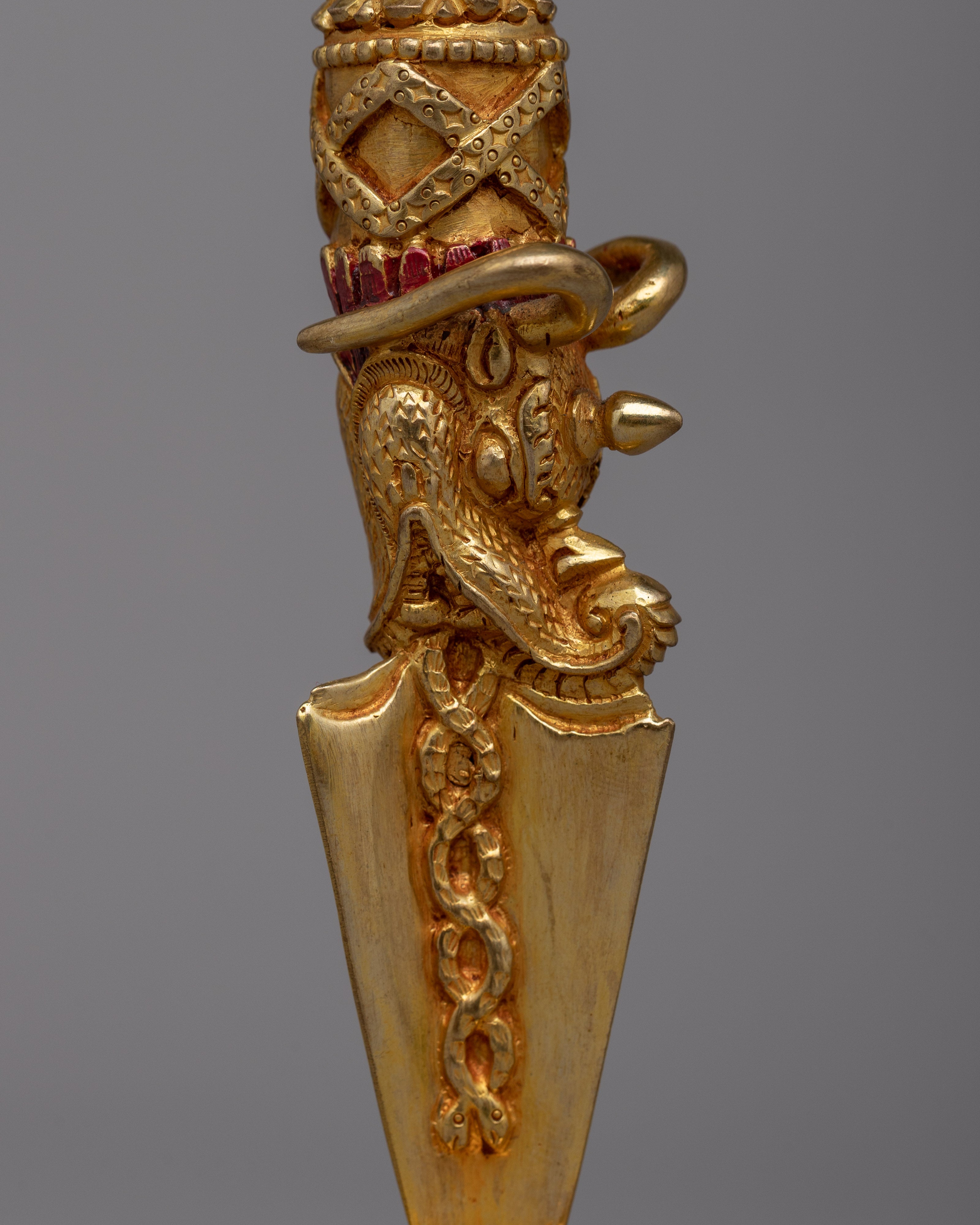 Authentic Garuda Phurba | Sacred Tibetan Dagger for Protection & Spiritual Practices