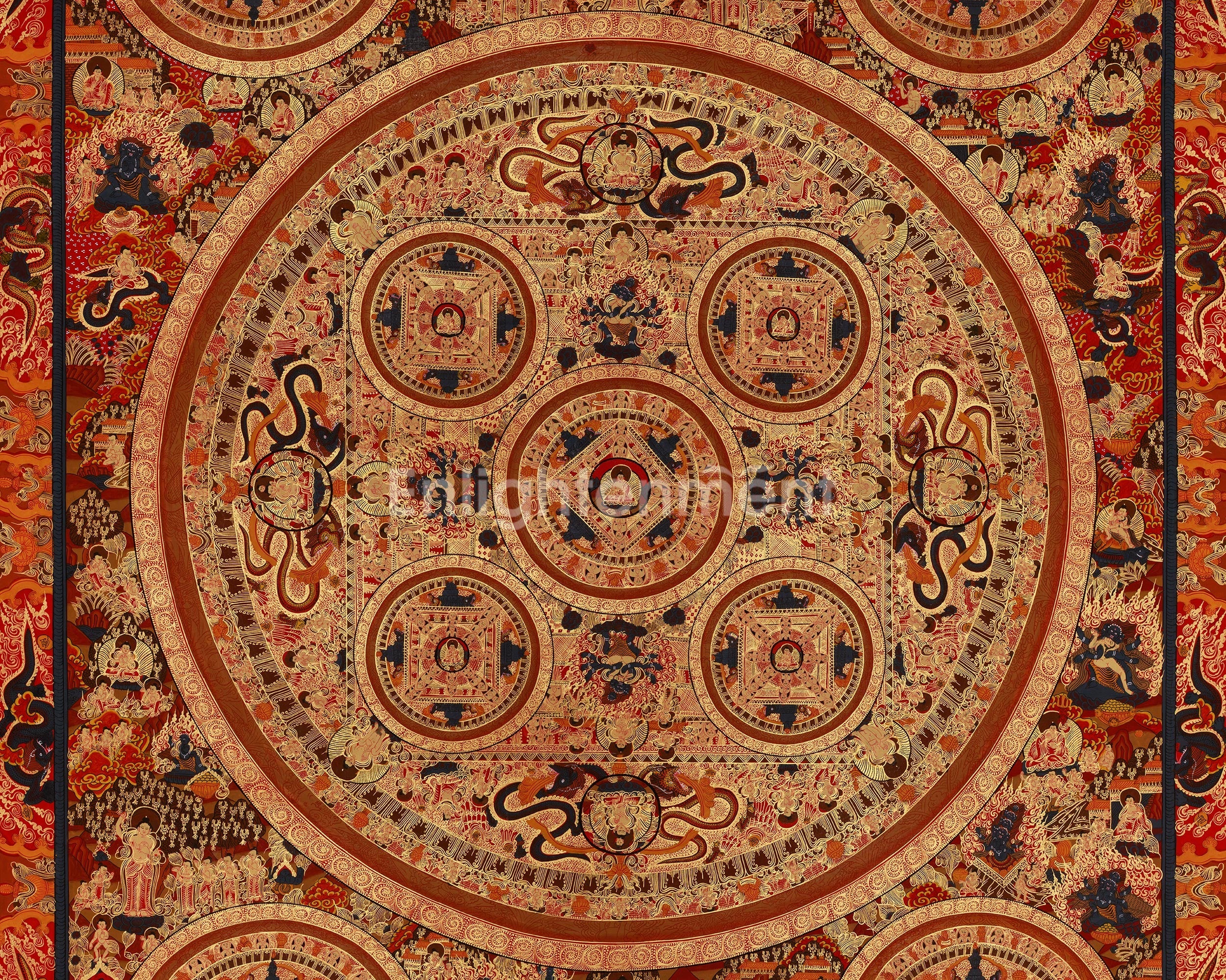 Divine Buddha Mandala | Timeless Symbol of Enlightened Wisdom