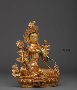 protection-deity-green-tara-statue