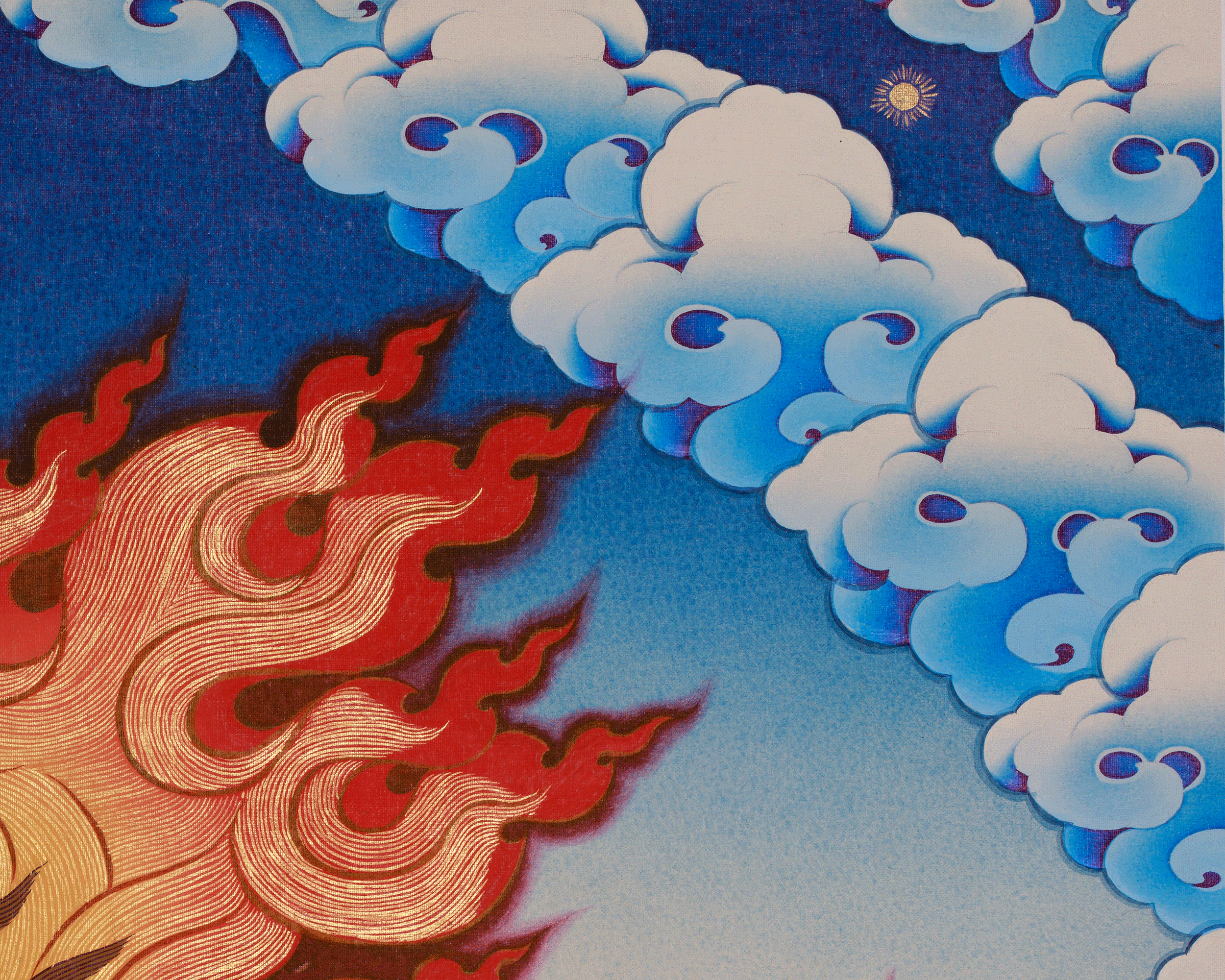 Himalayan Vajrapani Art | A Powerful Thangka of the Buddhist Protector