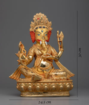 Invite Good Fortune with our Ganesha Tibetan Statue | Lord of Beginnings