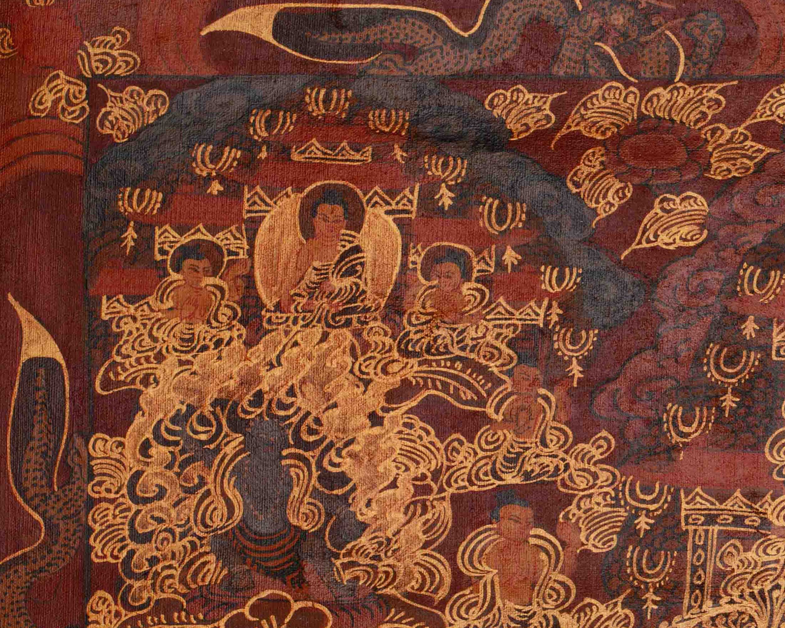 Handpainted Sacred Buddha Mandala | Spiritual Awakening Art