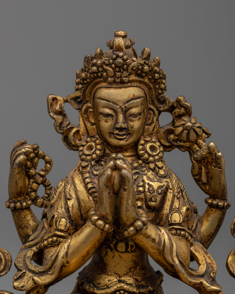 Chenresig Meditation Statue | Enhance Your Meditative Practice with Spiritual Statue