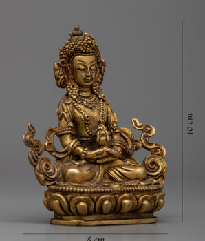 Amitayus Sculpture | Tibetan Buddha Idol for Peace, Meditation & Protection