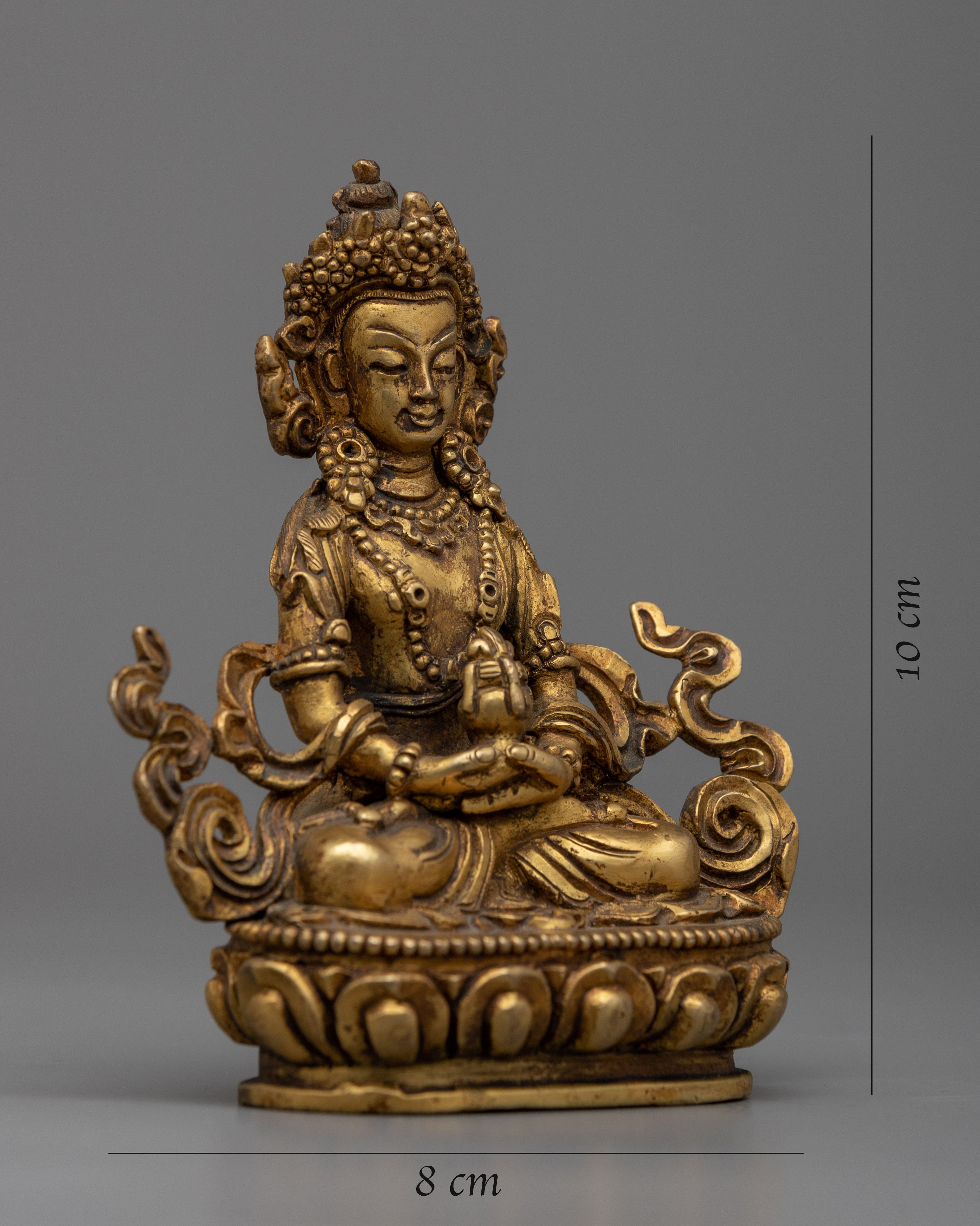 Amitayus Sculpture | Tibetan Buddha Idol for Peace, Meditation & Protection
