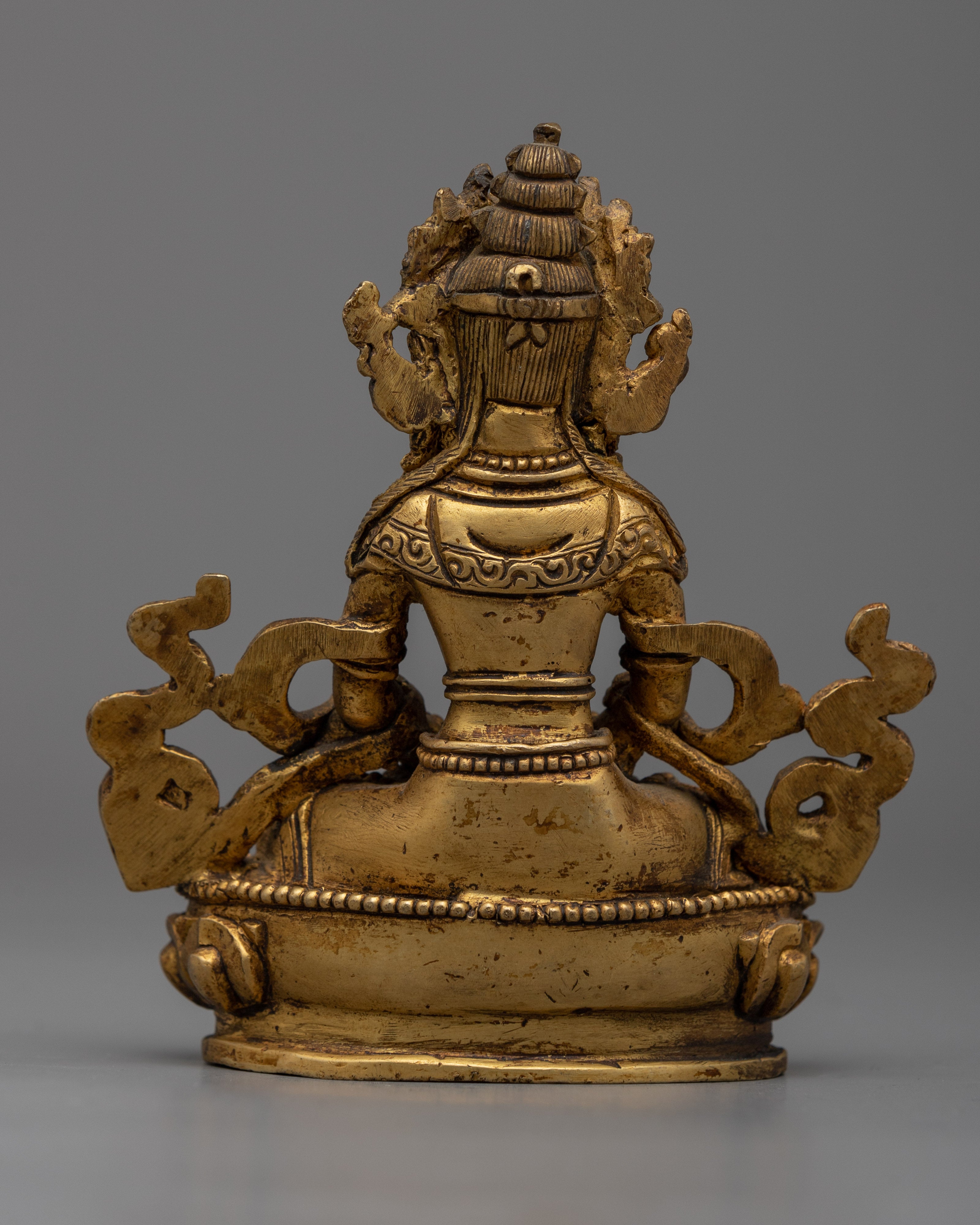 Amitayus Sculpture | Tibetan Buddha Idol for Peace, Meditation & Protection