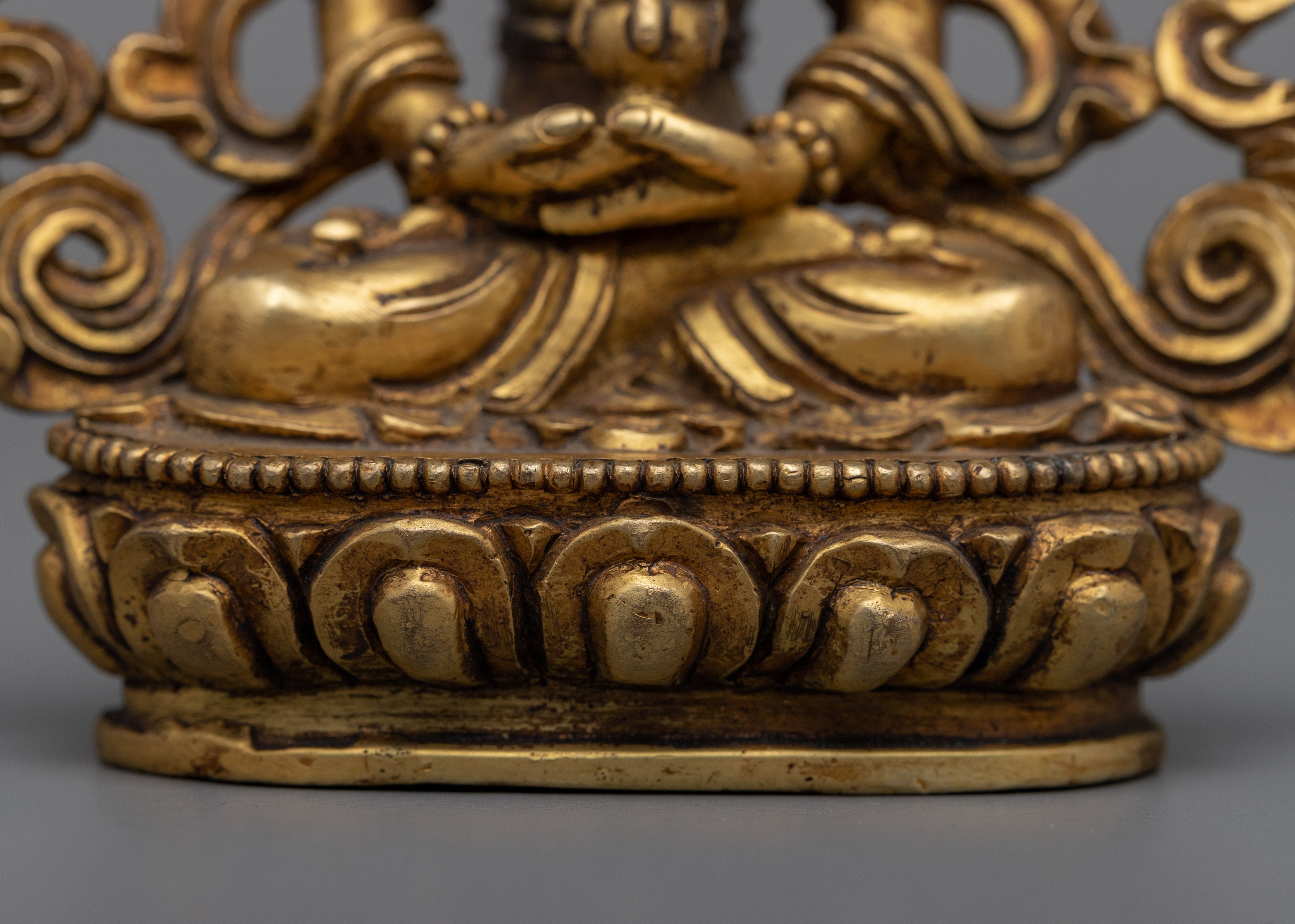 Amitayus Sculpture | Tibetan Buddha Idol for Peace, Meditation & Protection