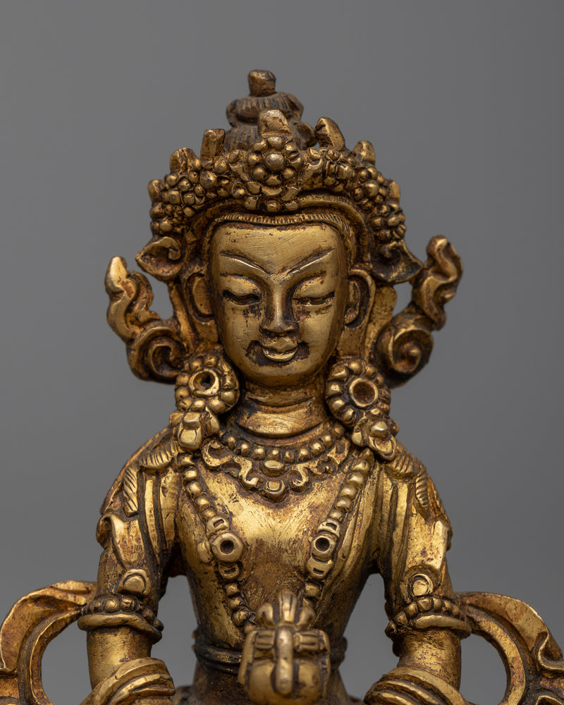 Amitayus Sculpture | Tibetan Buddha Idol for Peace, Meditation & Protection