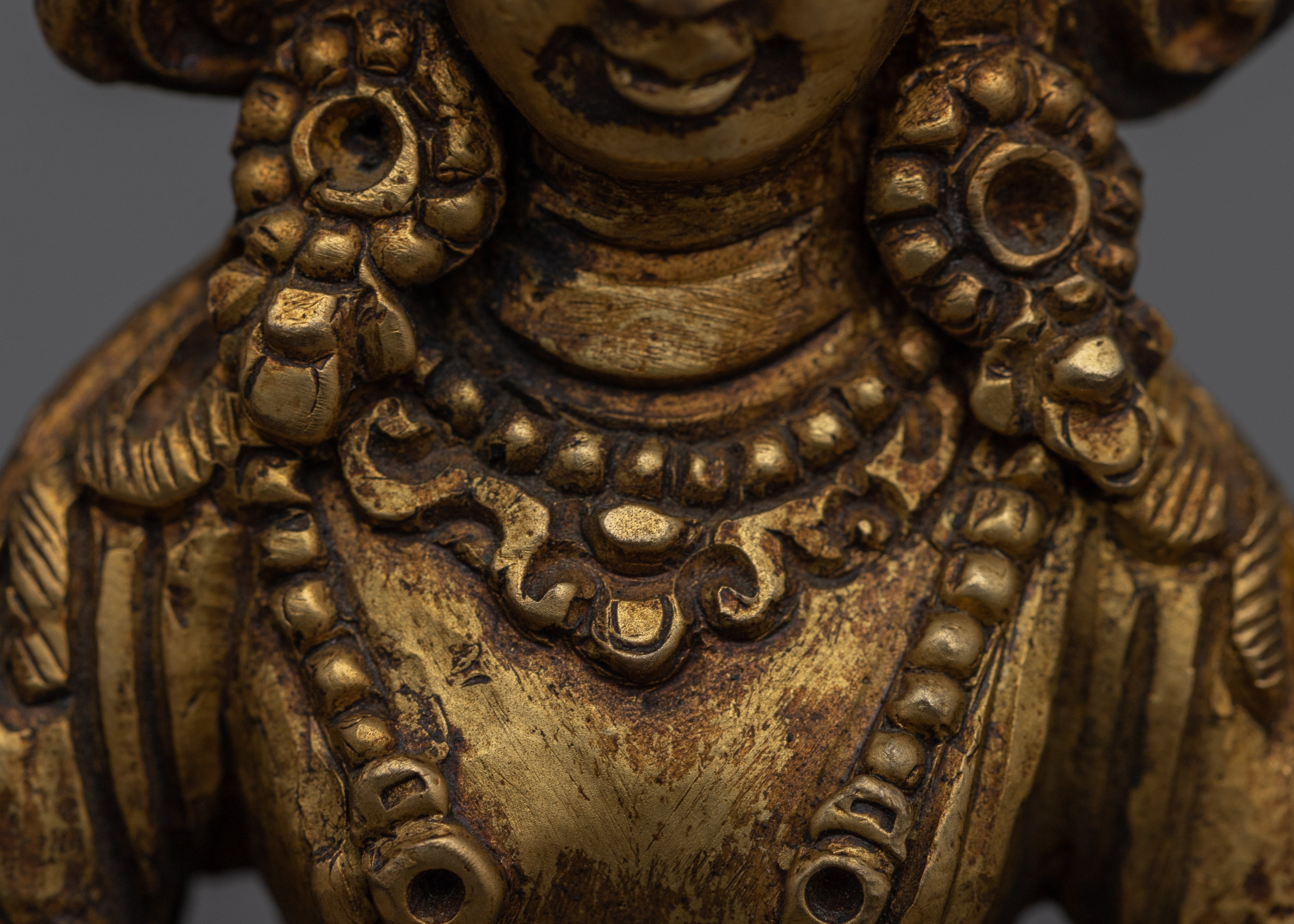 Amitayus Sculpture | Tibetan Buddha Idol for Peace, Meditation & Protection