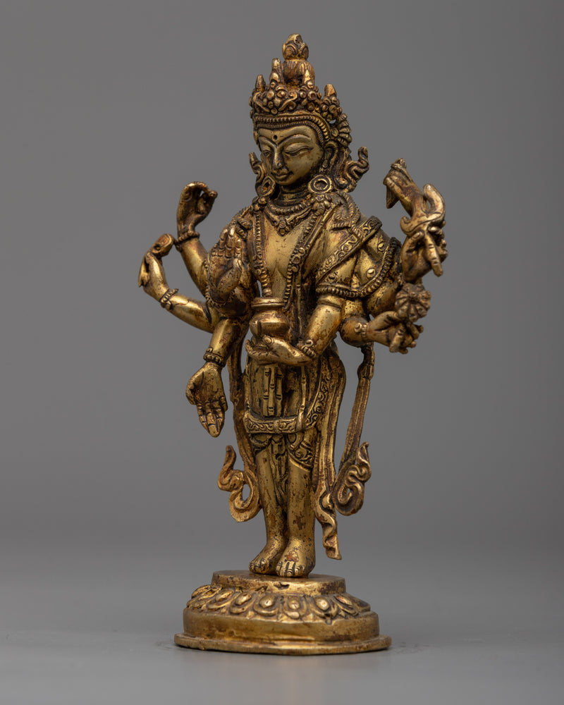 Vasudhara Goddess Statue | Traditional Tibetan Style Buddhist Statue