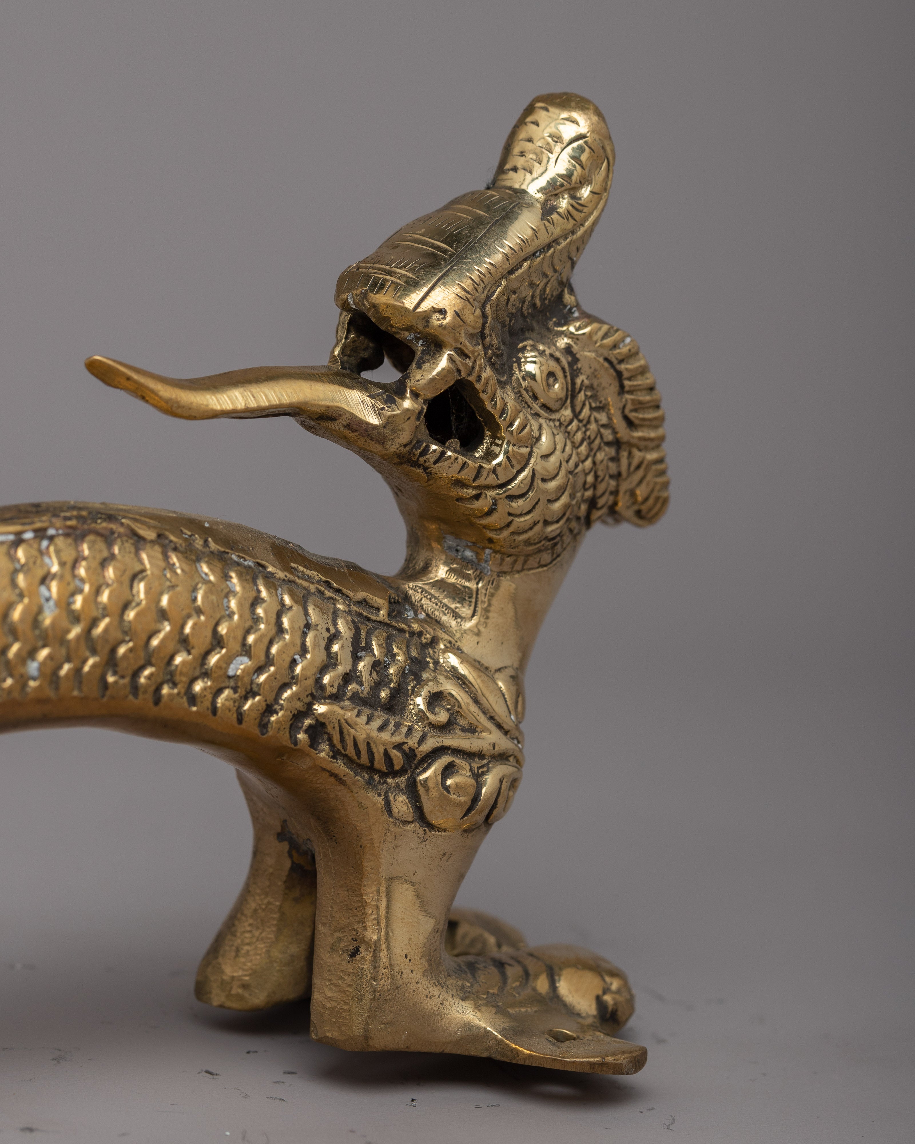 Dragon Brass Door Handles | Experience the Fusion of Myth and Metal in Your Home