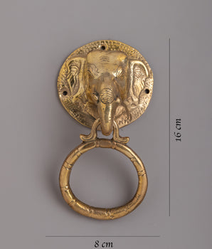 Elephant Door Knocker | Experience the Symbolic Grandeur with Every Knock