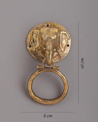 Elephant Door Knocker | Experience the Symbolic Grandeur with Every Knock