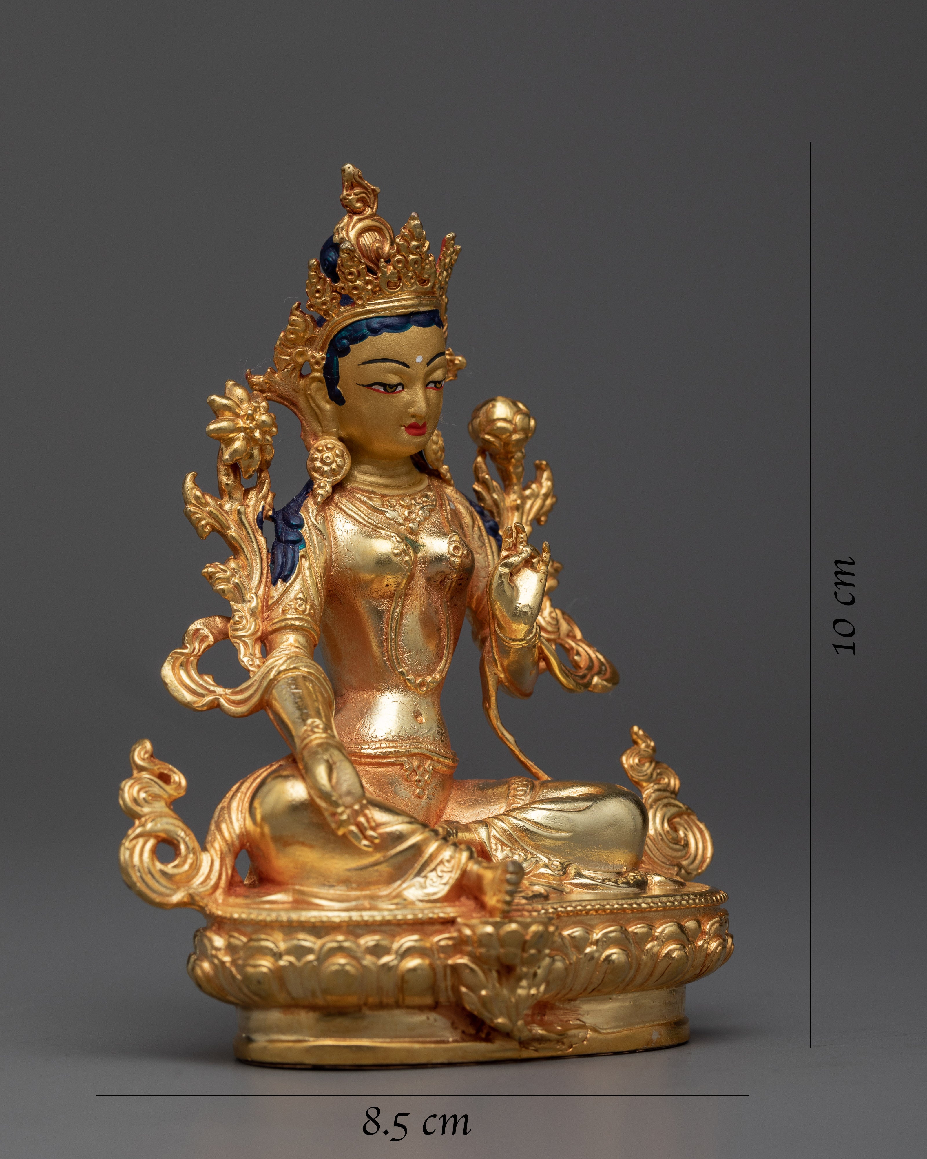 Small Green Tara Statue | Swift Liberator