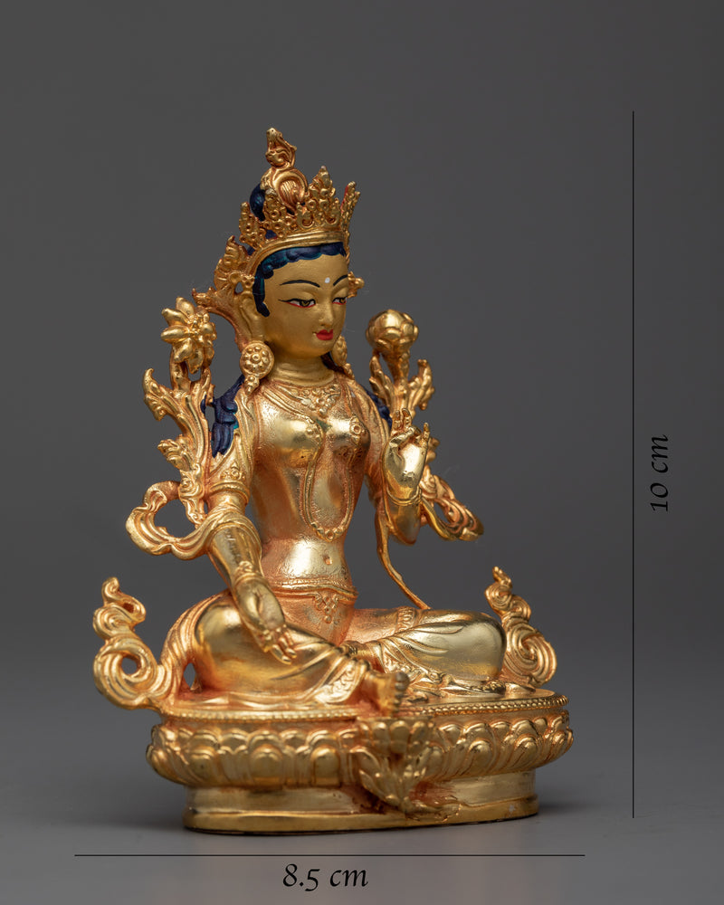 Small Green Tara Statue | Swift Liberator