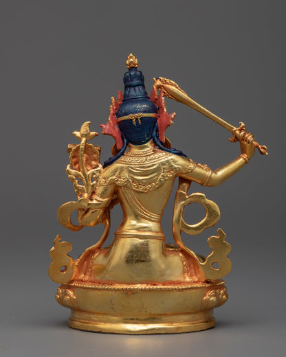 Mini Manjushri Figurine | Beacon of Transcendent Wisdom
