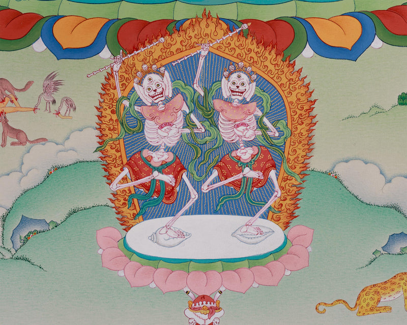 Goddess Dakini Vajrayogini Thangka | Supreme Dakini of Wisdom