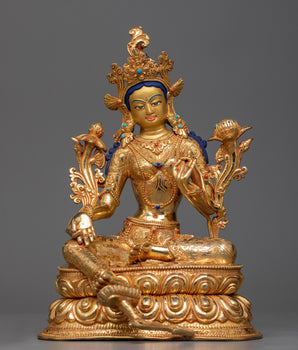 arya green-tara-sculpture