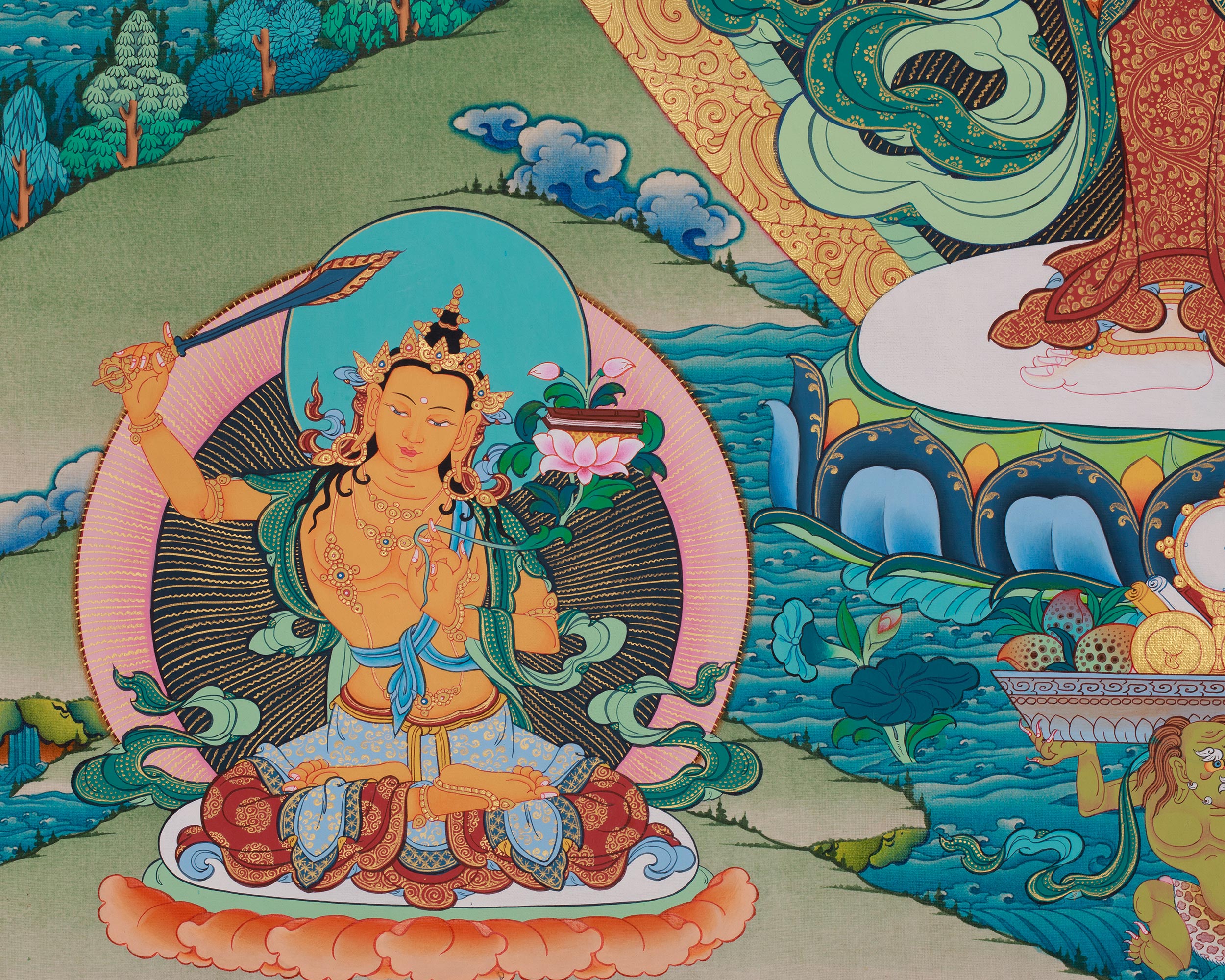 1000 Armed Chenrezig With Other Deities | Infinite Compassion and Enlightenment