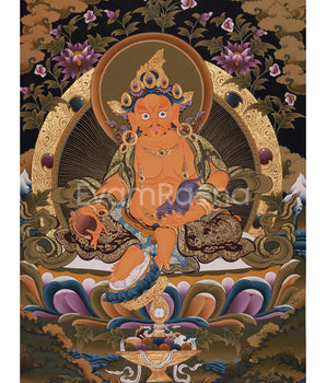 Wealth Deity Dzambhala Artwork |  The Wealth Deity of Tibetan Buddhism