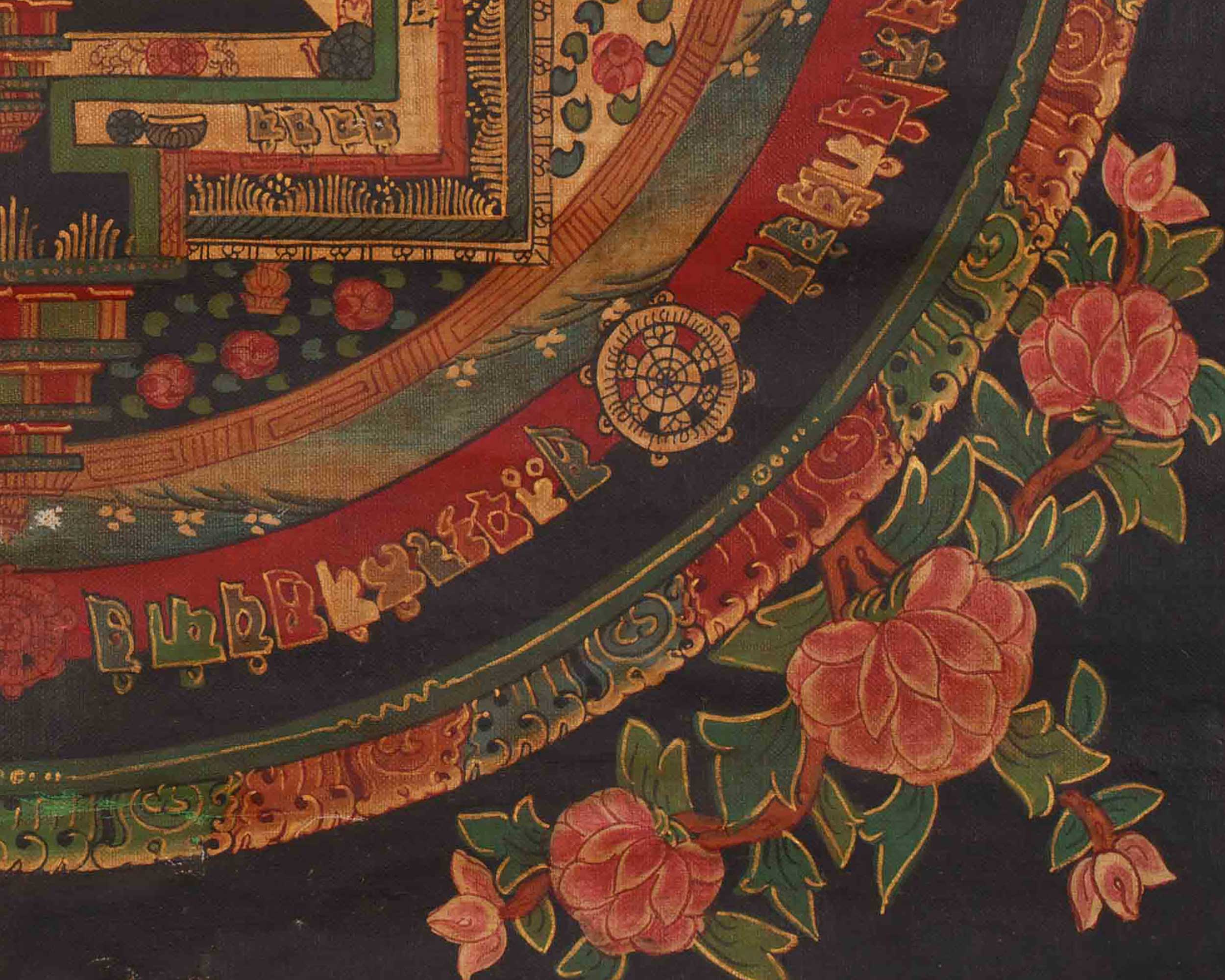 Traditional Kalachakra Mandala Art | Spiritual Harmony | Vajrayana Buddhism